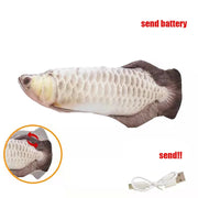 Pet Cat Toy Simulation Electric Fish Built-in Rechargeable 