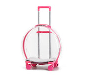 Trolley Suitcase Carrier Transparent Pet Carrying Bag Cats