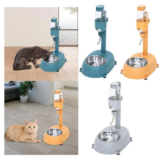 Pet Feeder and Waterer Water Bottle Drinking Fountain